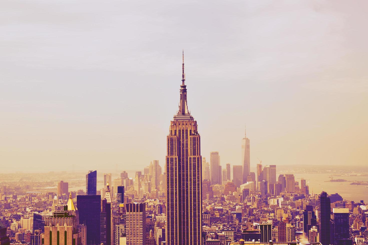 skyline di new york foto