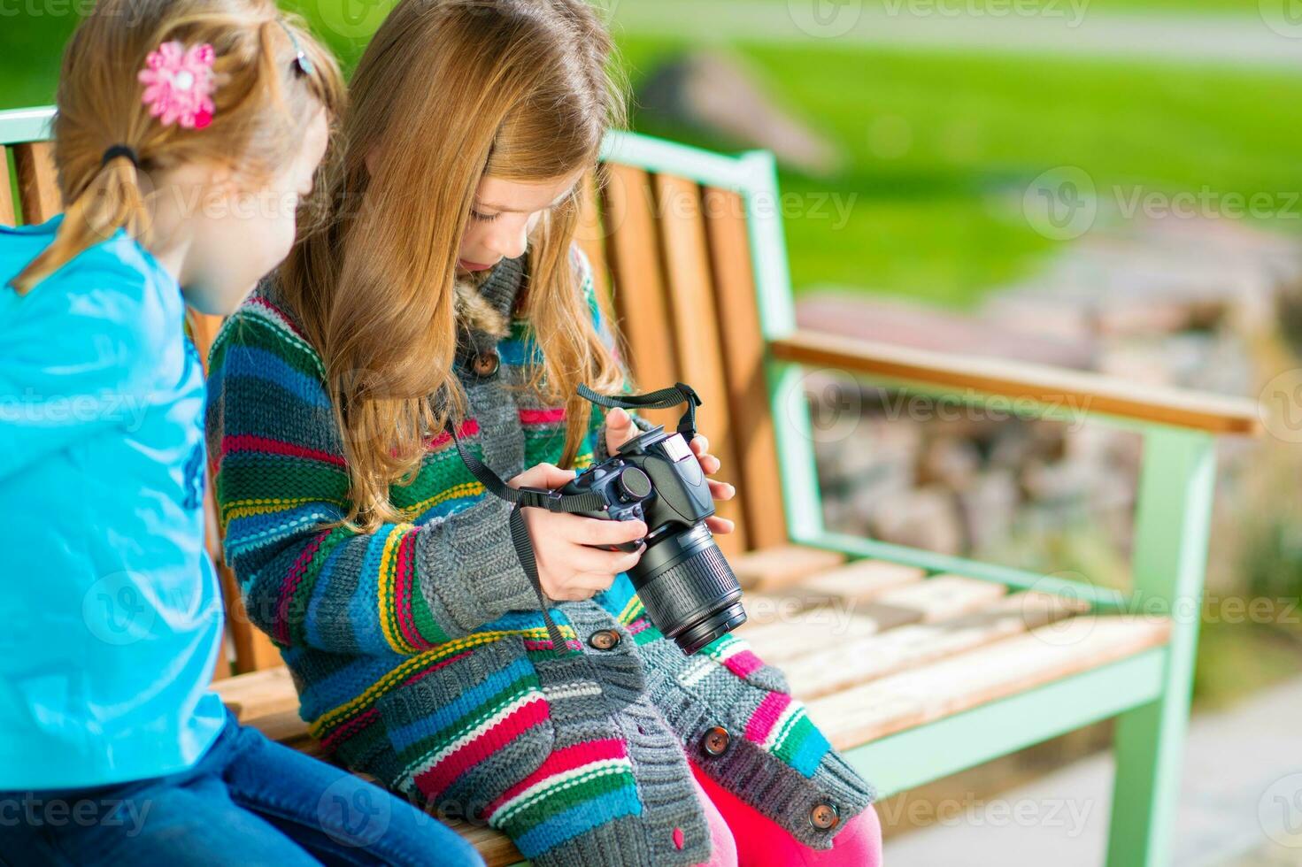 bambini apprendimento fotografia foto