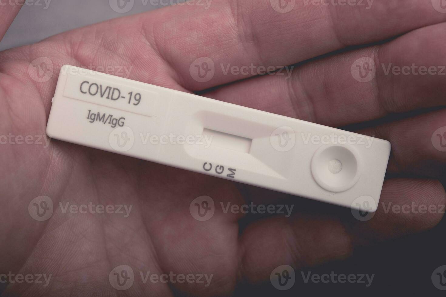 covid-19 coronavirus rapido test cassetta foto
