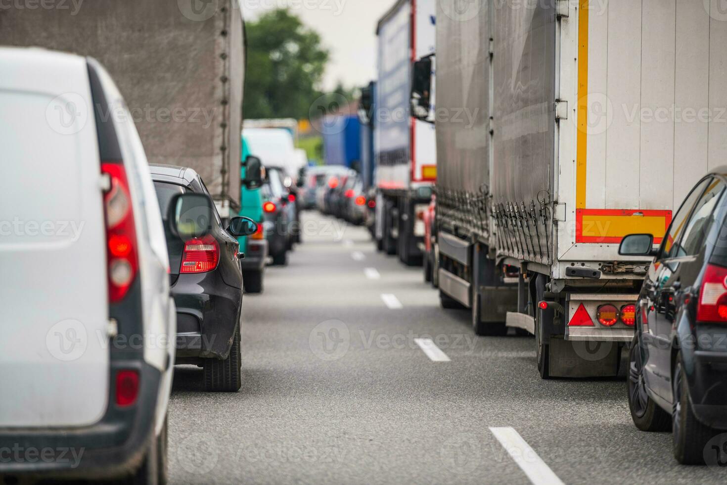 pomeriggio città commutare pesante traffico foto