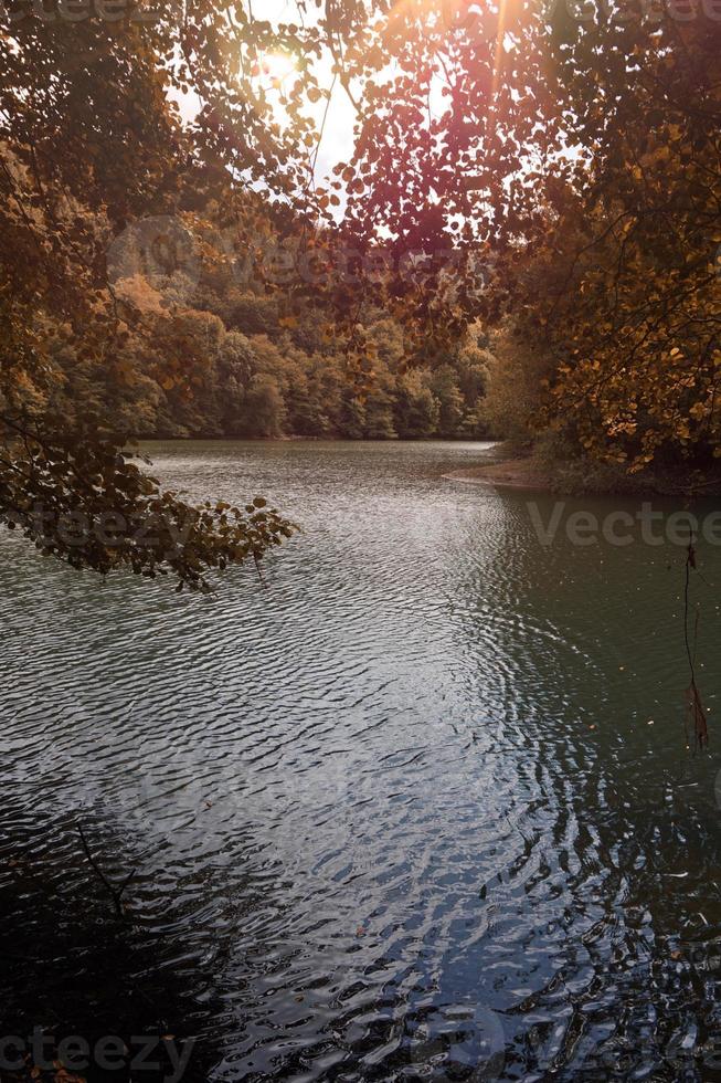 lago in montagna foto