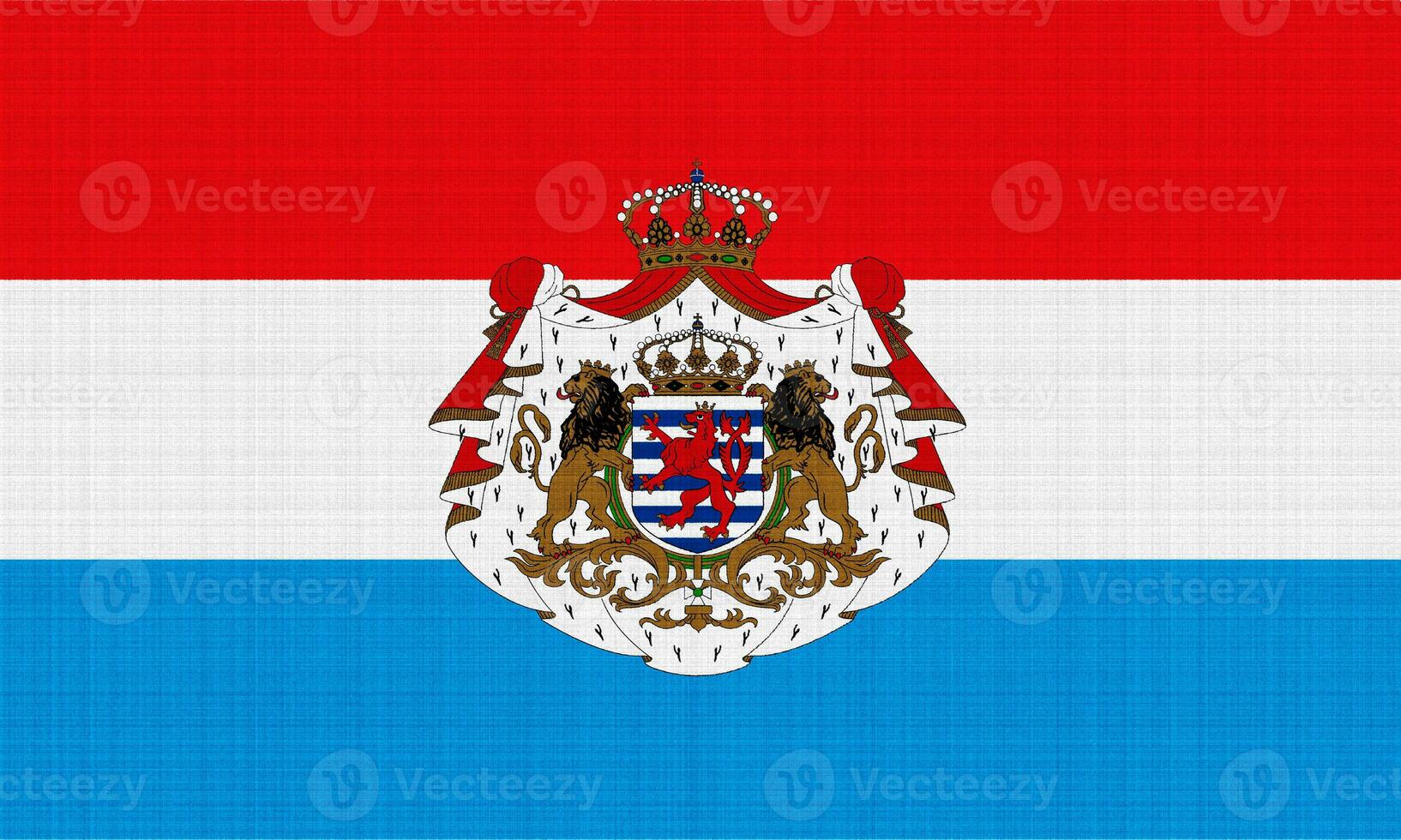 bandiera di lussemburgo su un' strutturato sfondo. concetto collage. foto