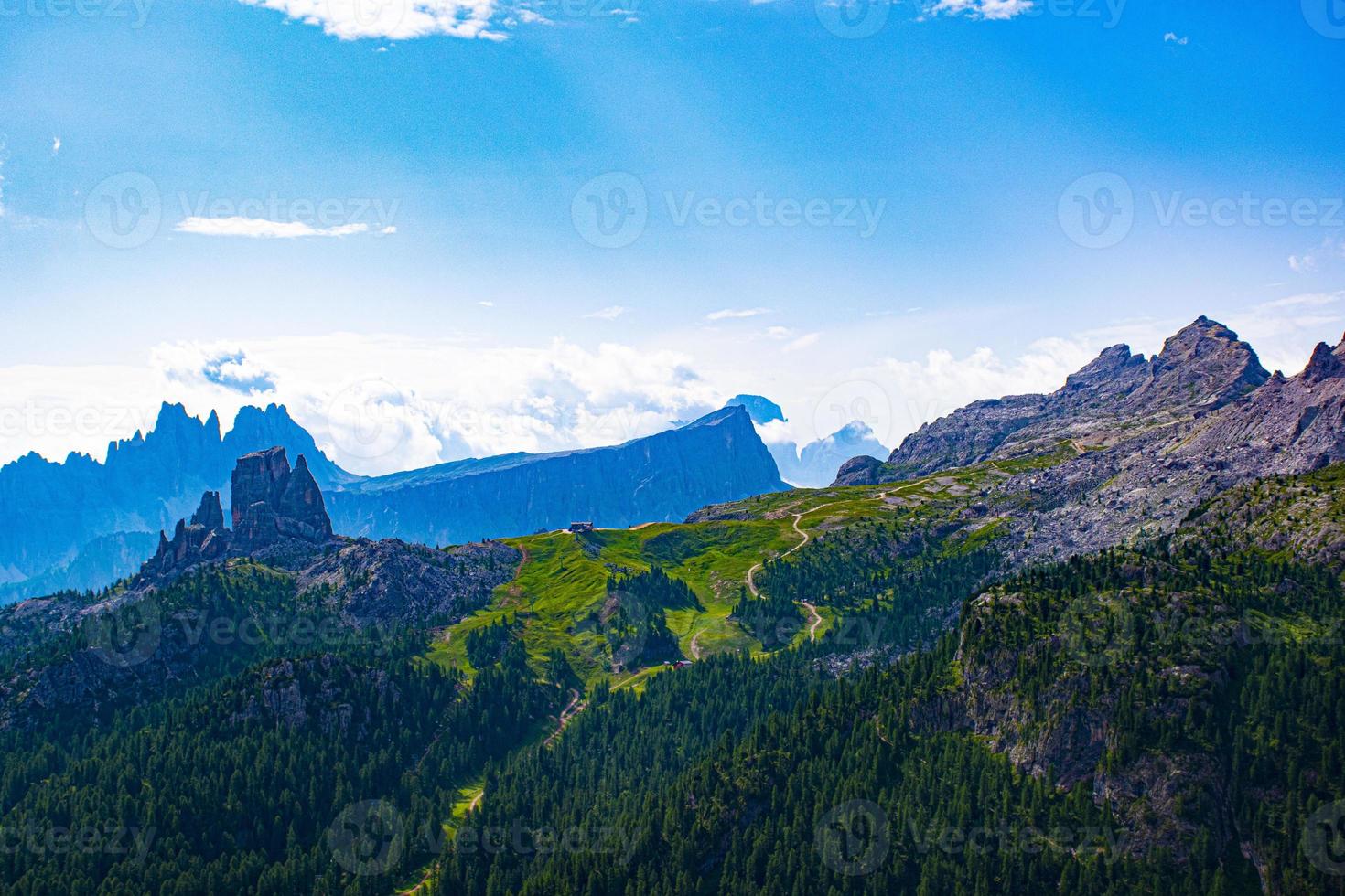 Dolomiti vicino a Cortina d'Ampezzo, Italia foto