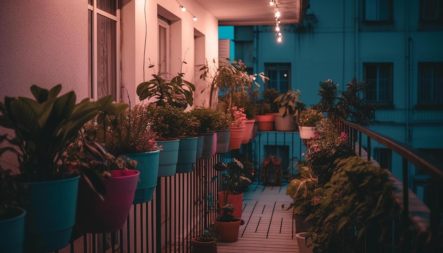 verde in vaso pianta su tavolo di finestra nel moderno casa generato di ai foto