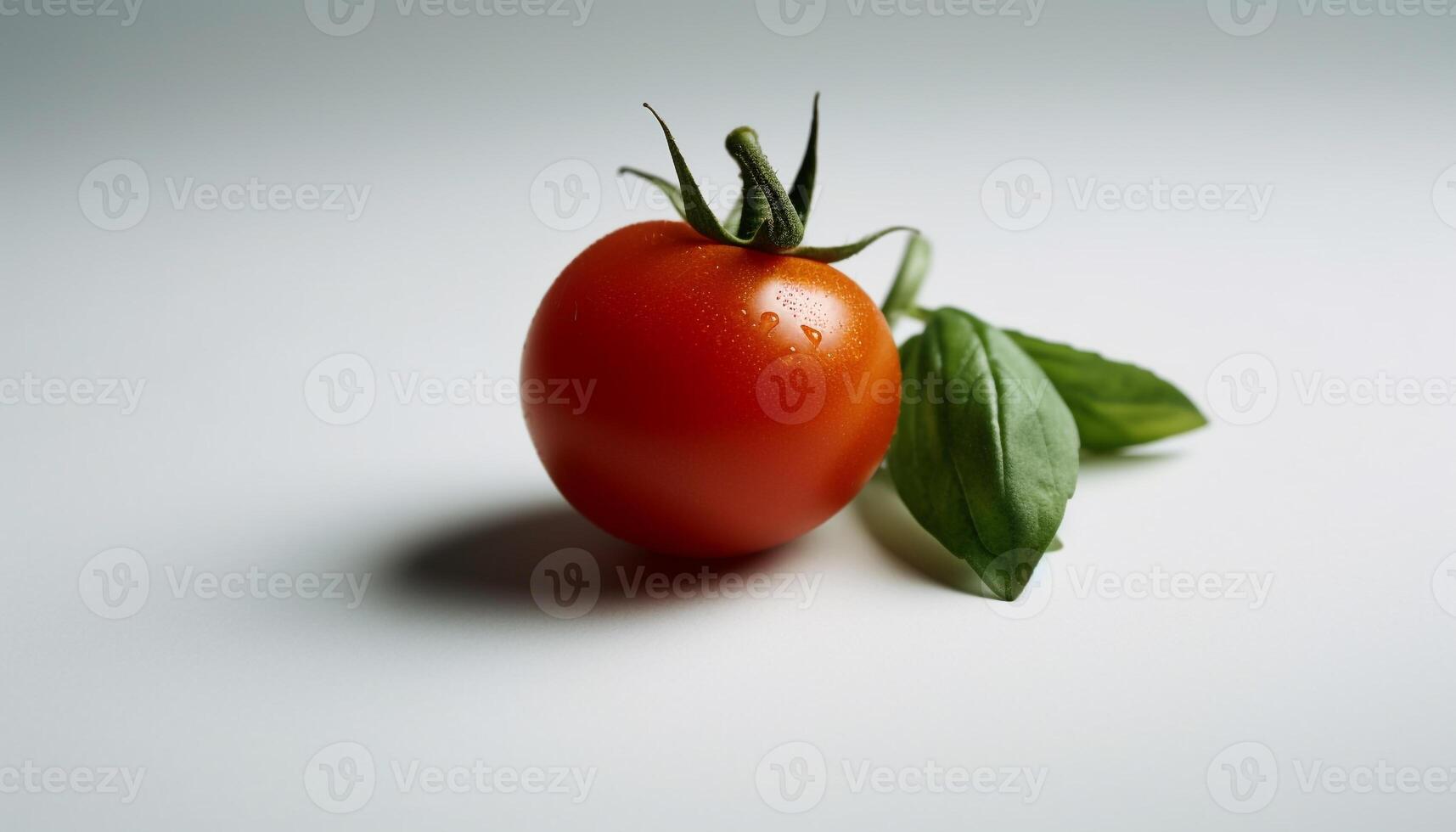 biologico ciliegia pomodoro, un' salutare e maturo vegetariano ingrediente generato di ai foto