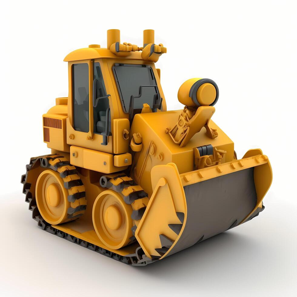 giocattolo bulldozer design ai generato foto