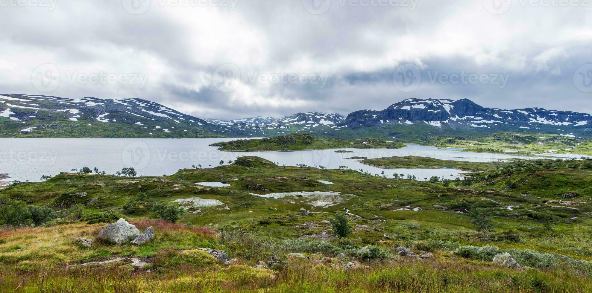 crudo norvegese paesaggio foto
