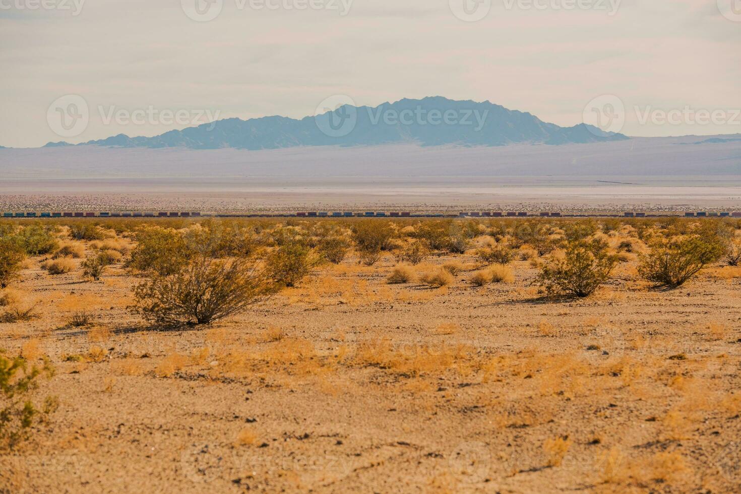 mojave deserto Ferrovia foto