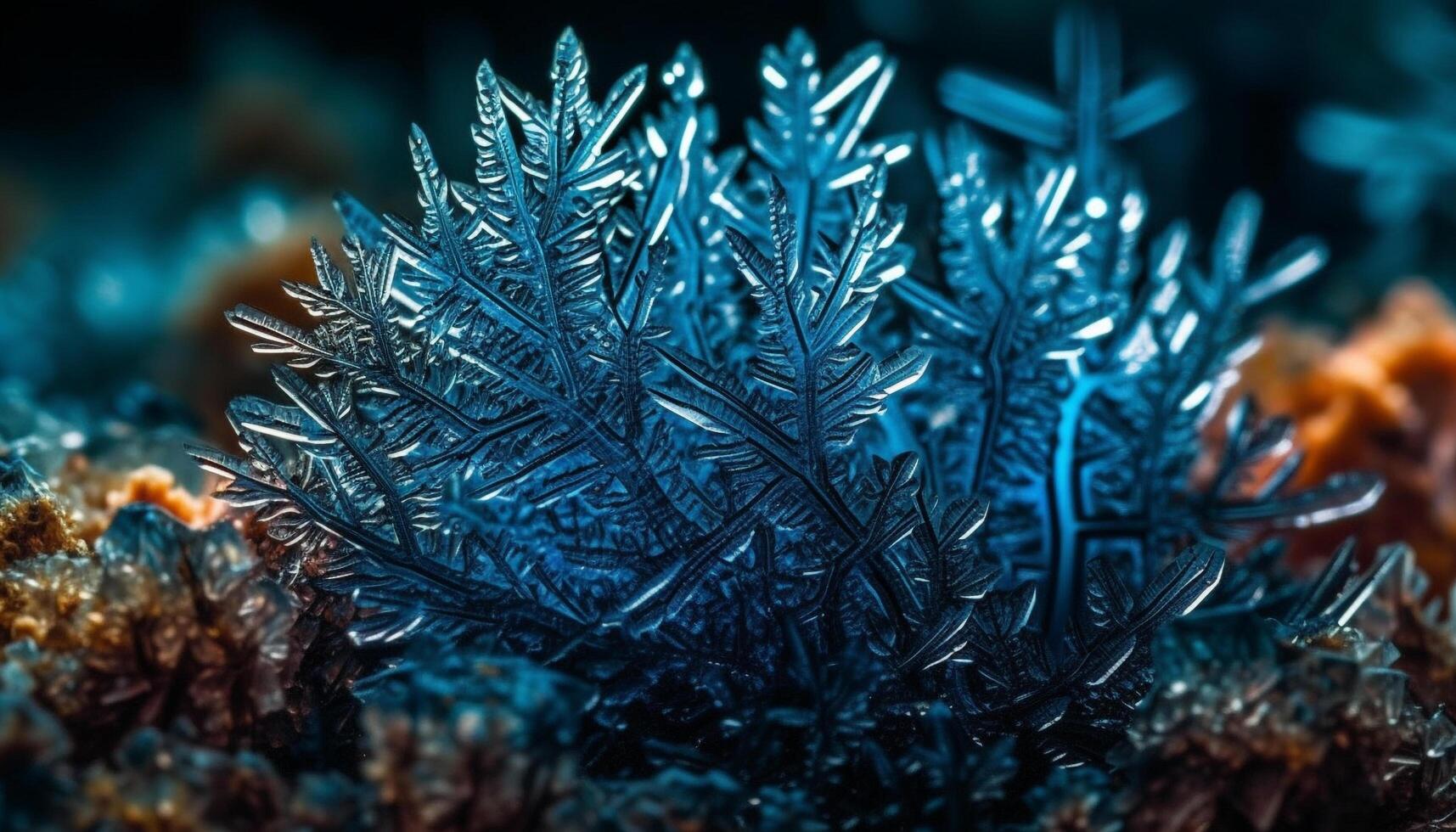 Multi colorato corallo scogliera pesce nuotare nel tropicale subacqueo Paradiso generato di ai foto