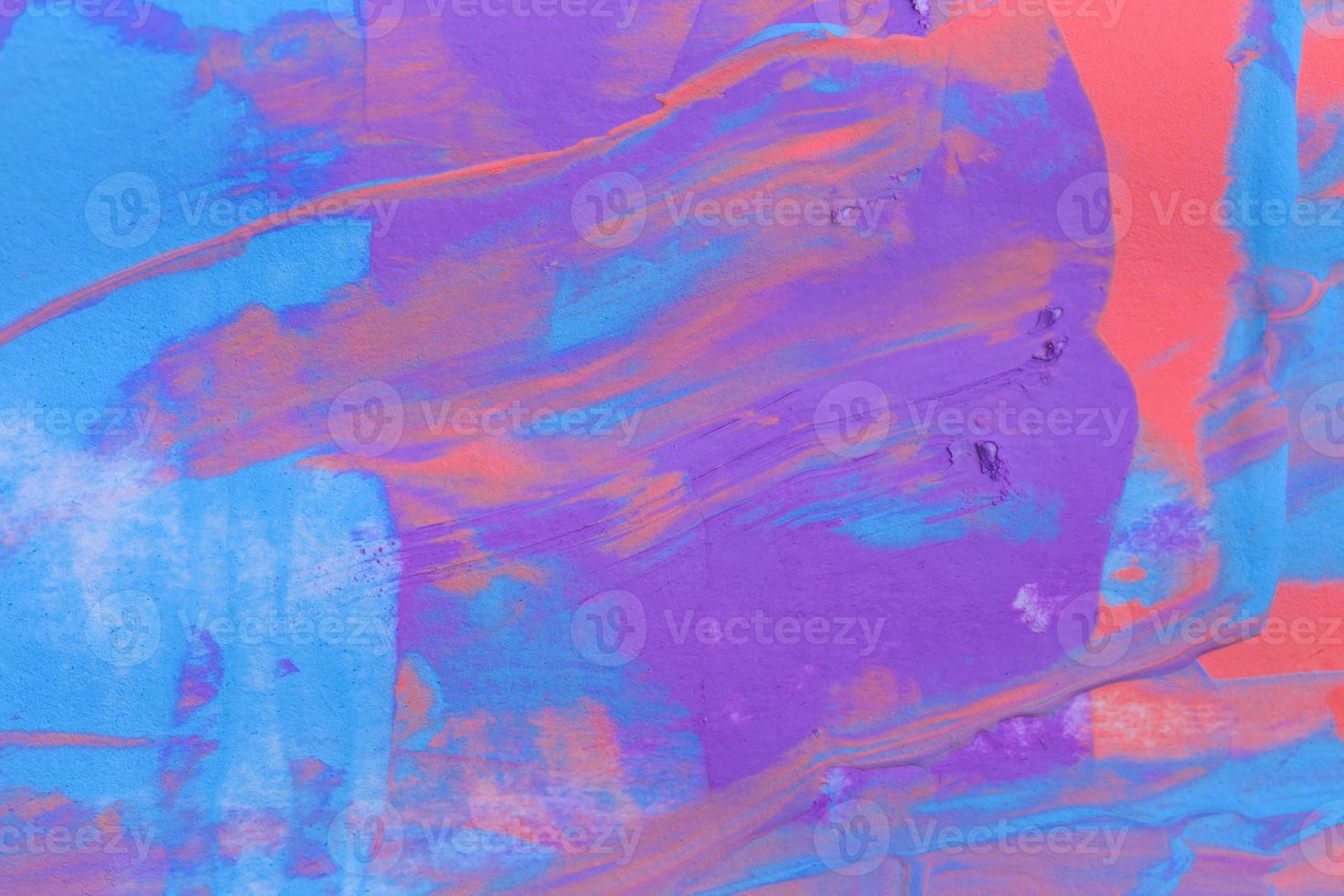 fondo di struttura del colpo del pennello di vernice dell'acquerello multicolore foto