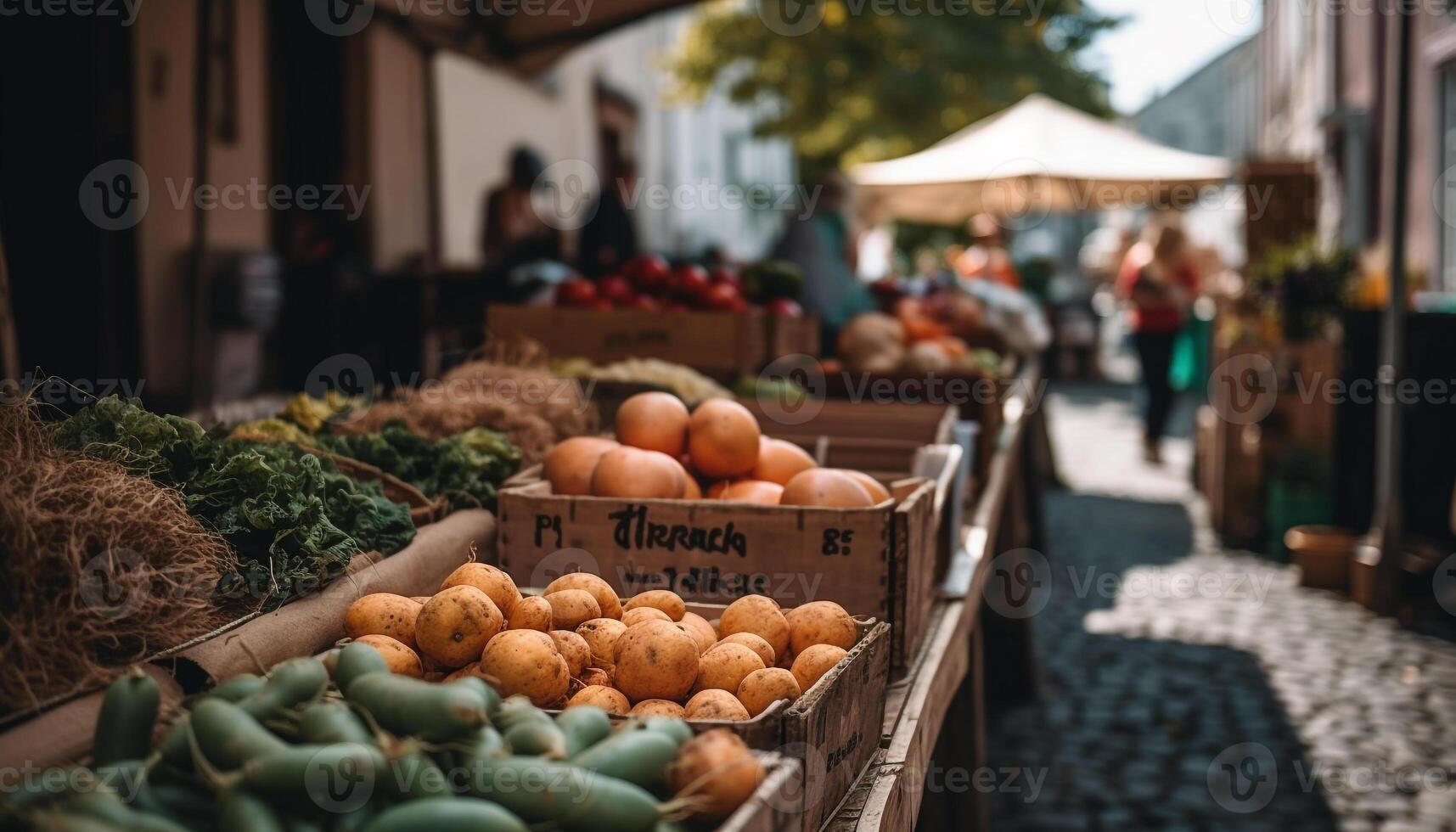 fresco verdure per salutare mangiare, varietà di scelte per i clienti generato di ai foto