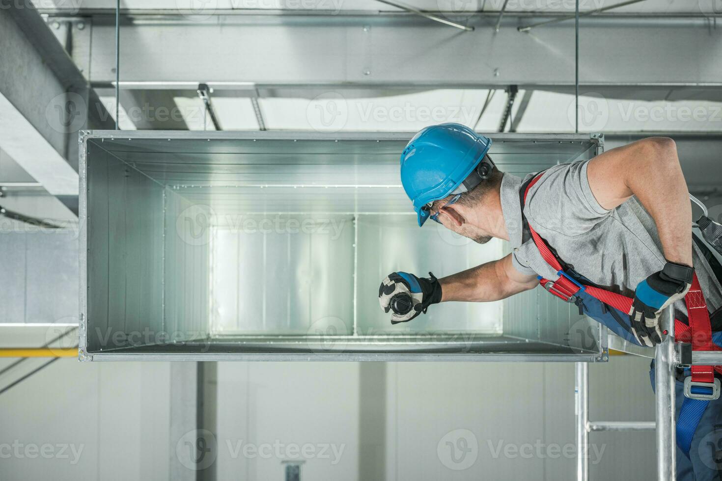 commerciale magazzino aria ventilazione e clima controllo canale Manutenzione foto