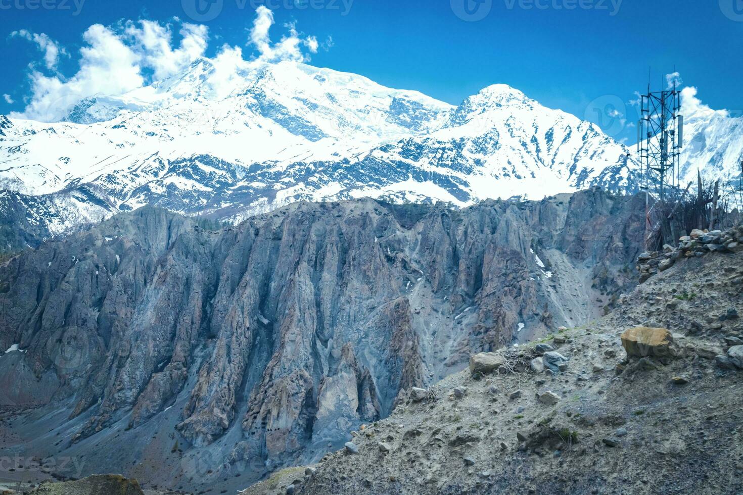 Rete segnali nel il himalaya foto