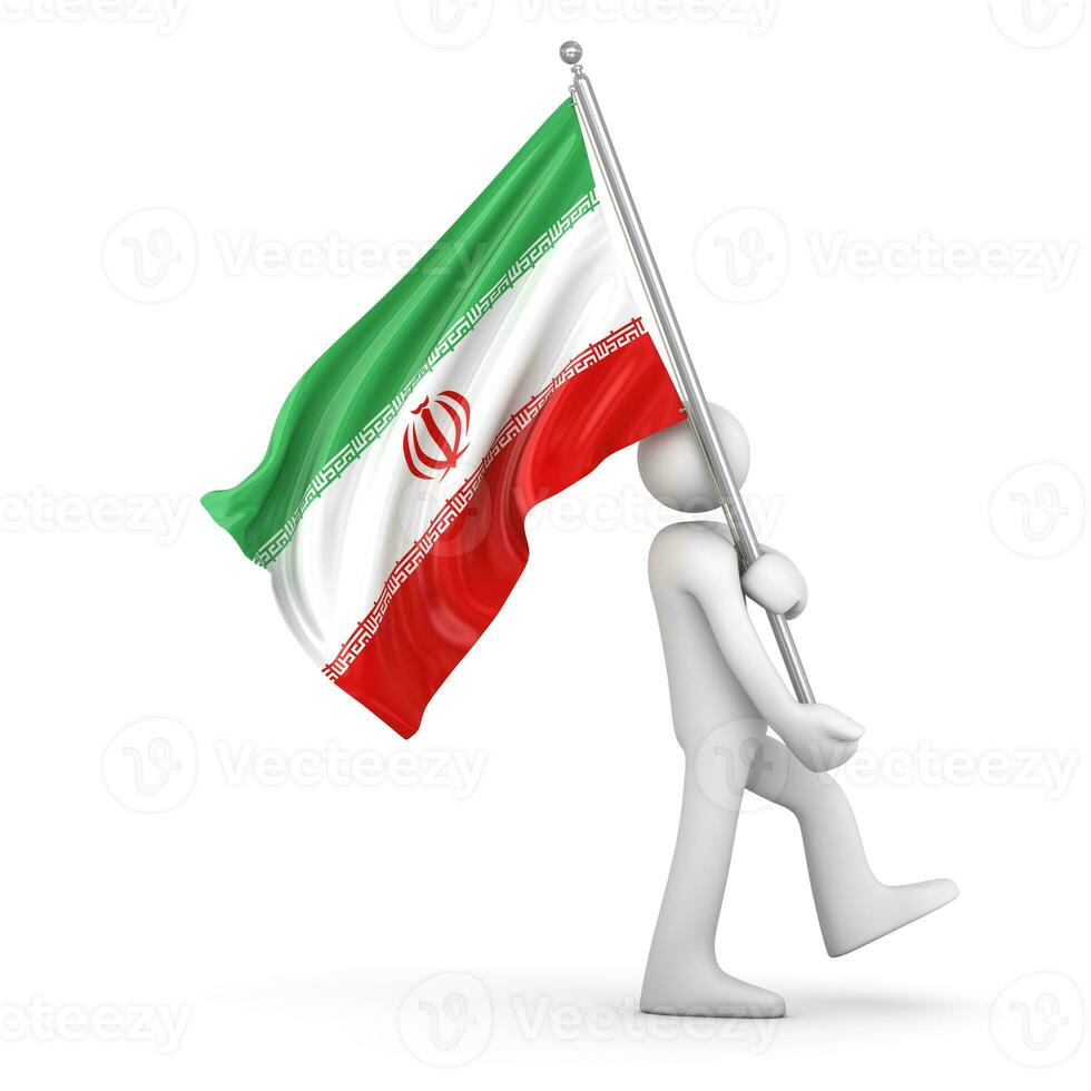 bandiera dell'iran foto