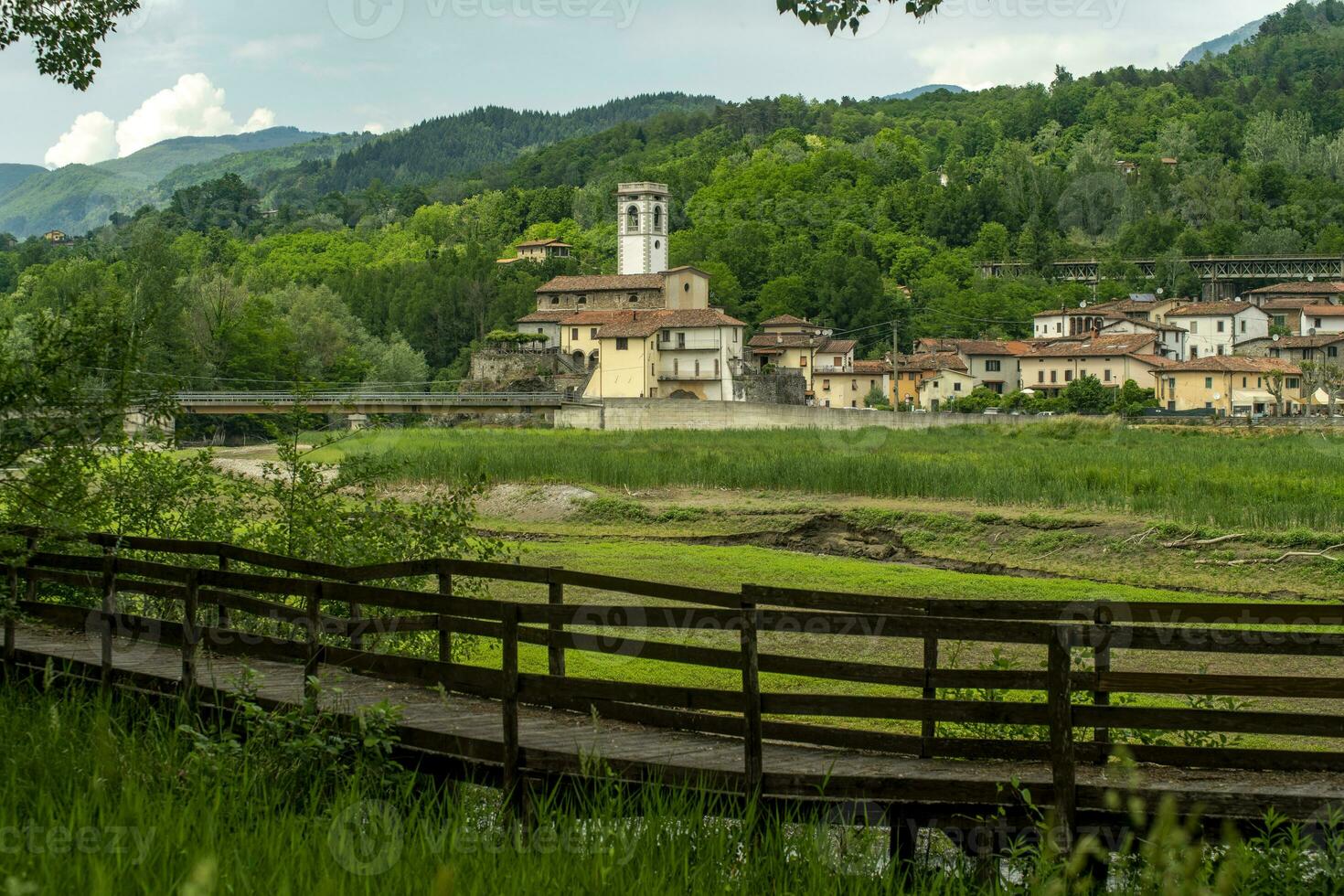 il medievale villaggio pontecosi lucca Toscana Italia foto