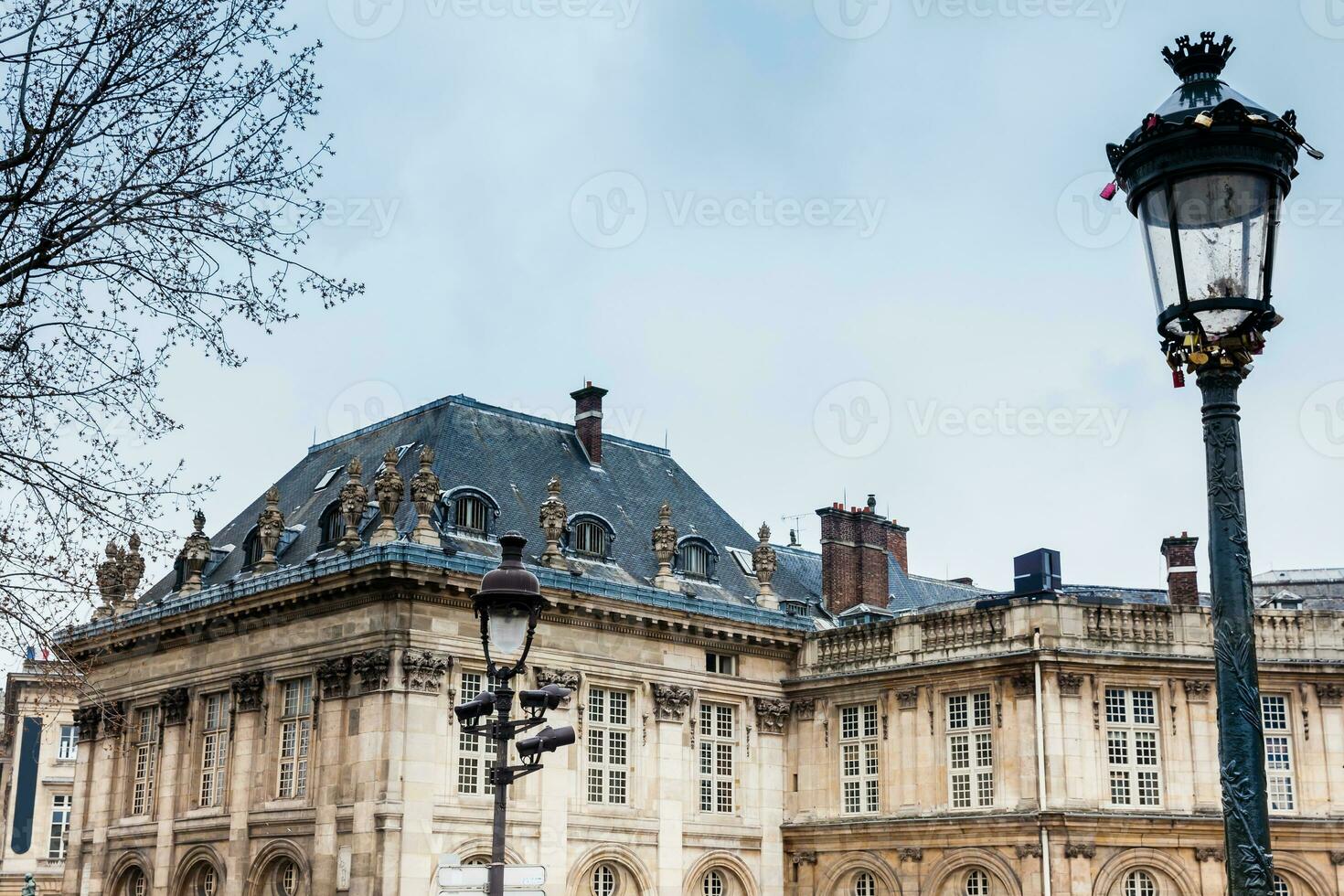 strada lampada con amore serrature Il prossimo per il istituire di Francia nel Parigi foto