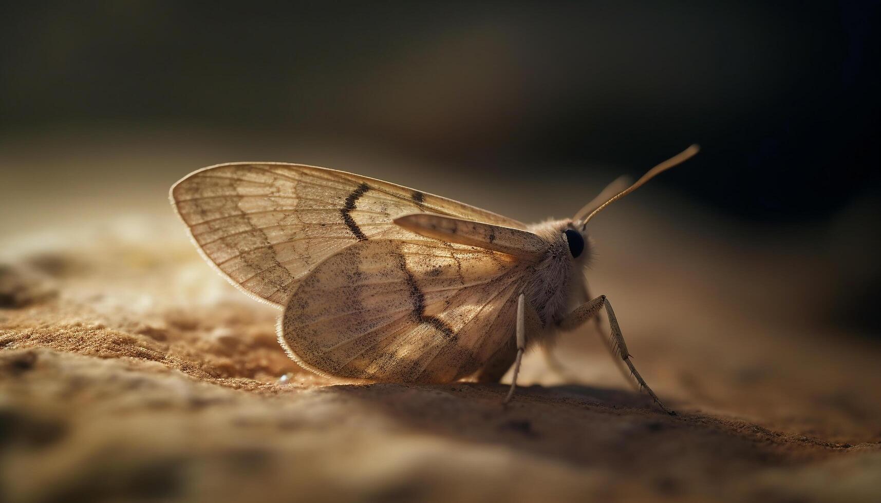 farfalla riposa su giallo fiore generato di ai foto