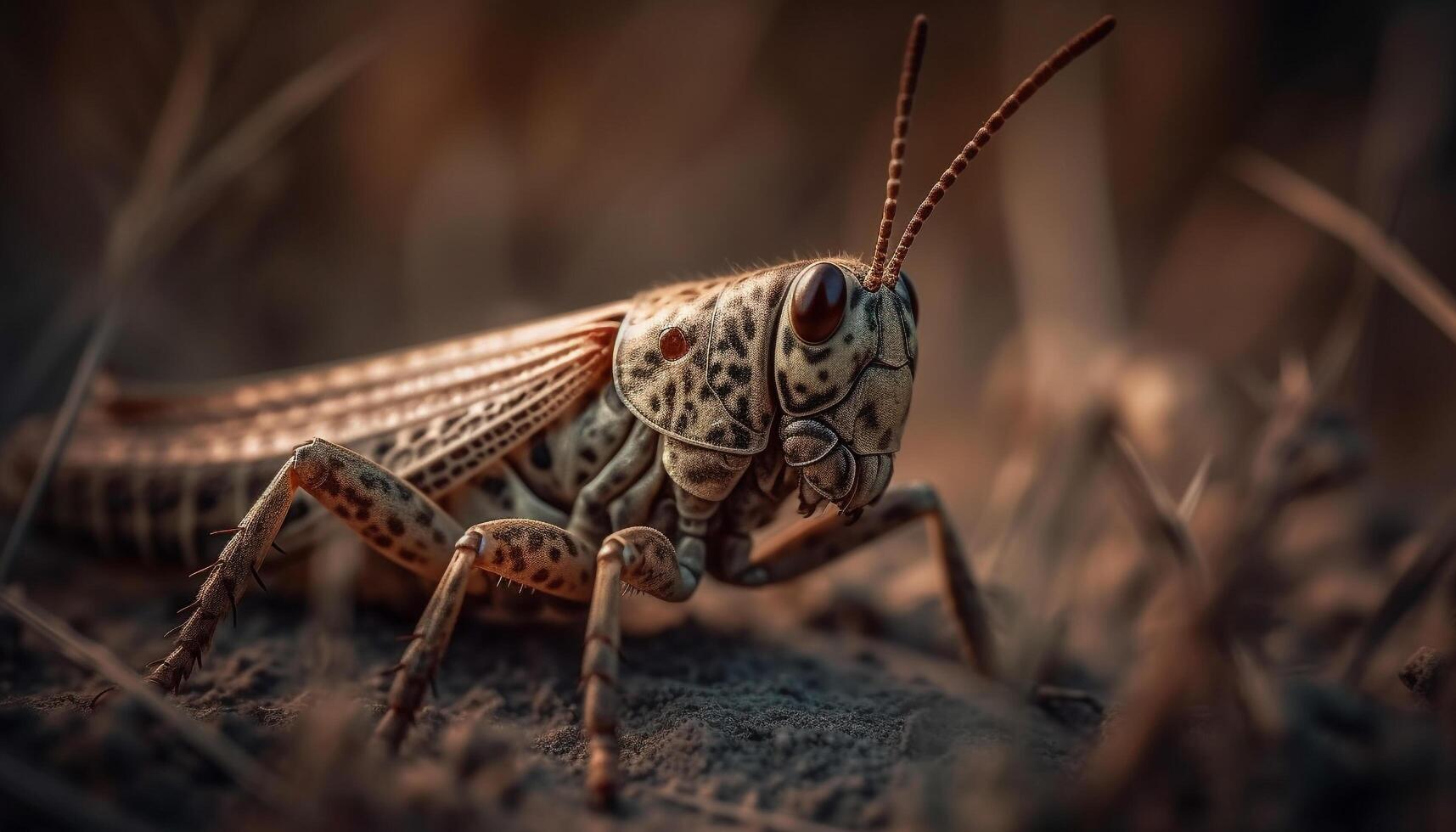 preghiere mantide seduta su verde foglia all'aperto generato di ai foto