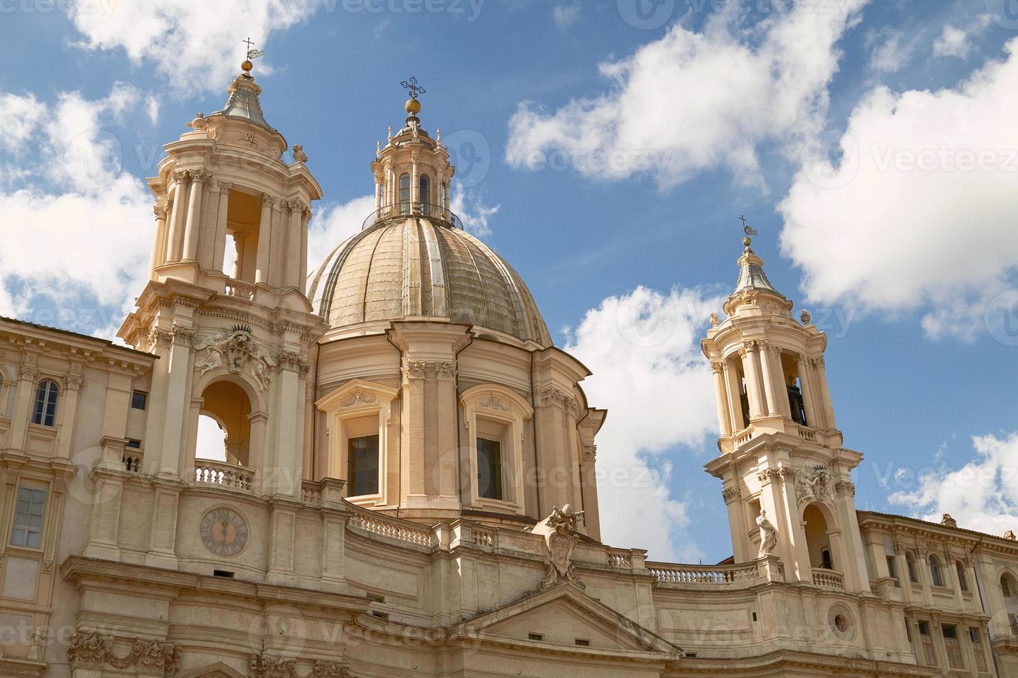 Santagnese in Agone chiesa in piazza navona a roma italia foto