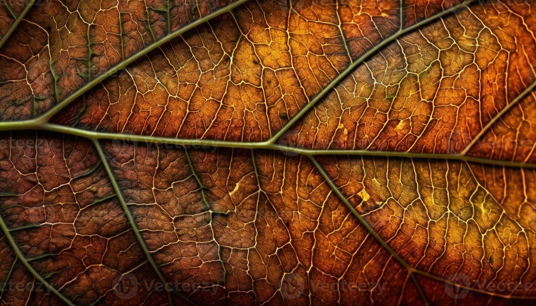 vivace foglia vena modello, natura strutturato decorazione generato di ai foto