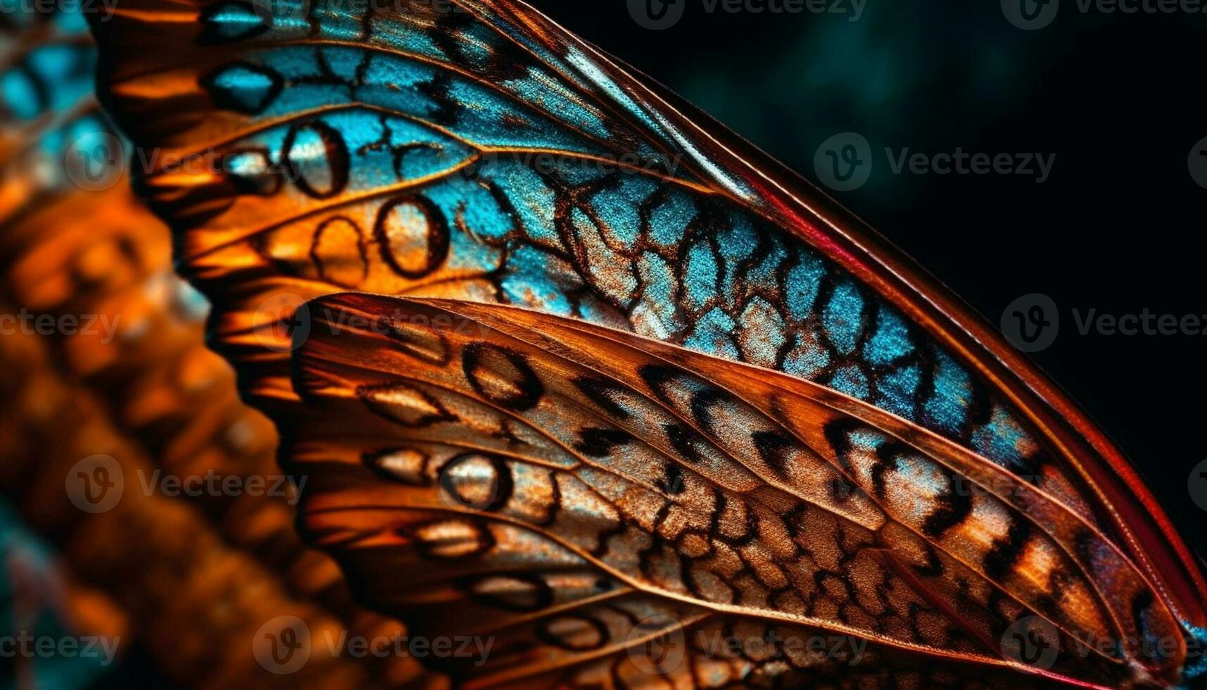 vivace farfalla ala viene visualizzato natura delicato bellezza generato di ai foto