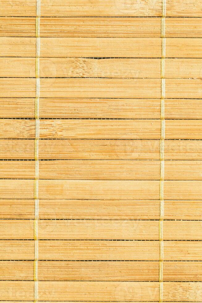 bambù tovagliolo fondale - naturale sfondo con orizzontale bambù strisce foto