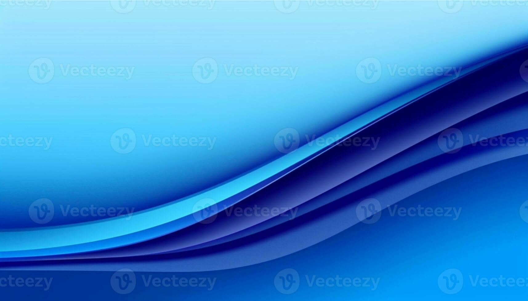 liscio blu onda modello sfondo, moderno astratto computer grafico design generato di ai foto