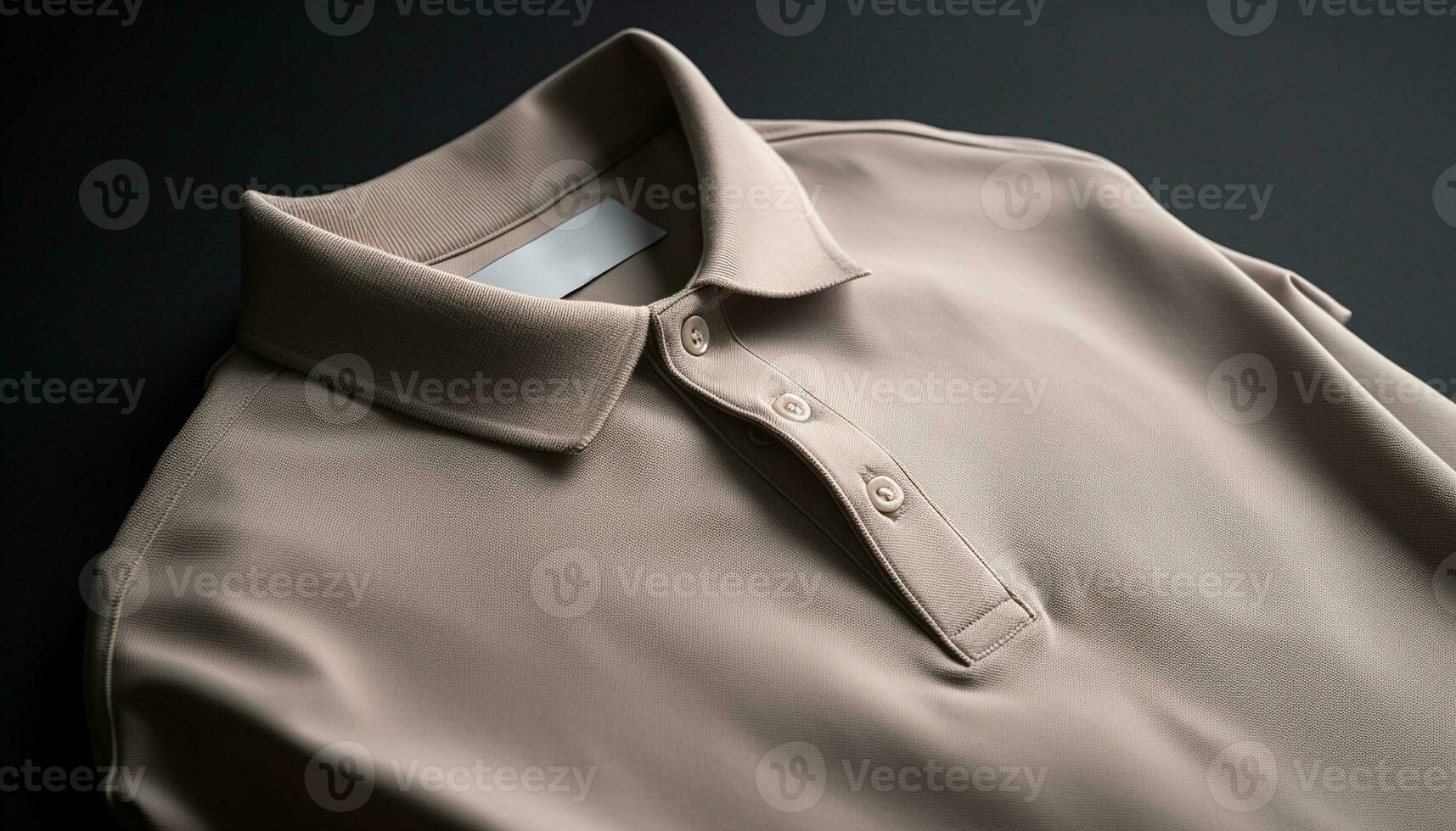 seta camicia tasca modello, moderno eleganza nel monocromatico semplicità generato di ai foto