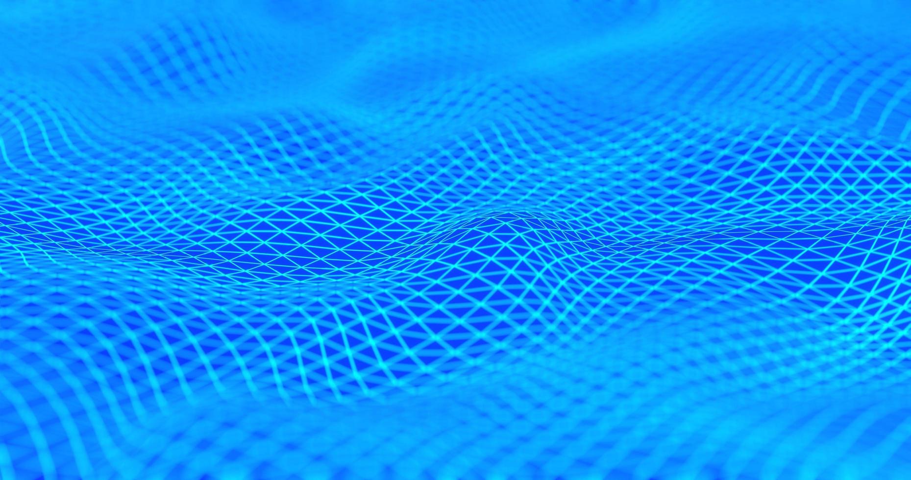 sfondo astratto geometrico al neon 3d rendering foto