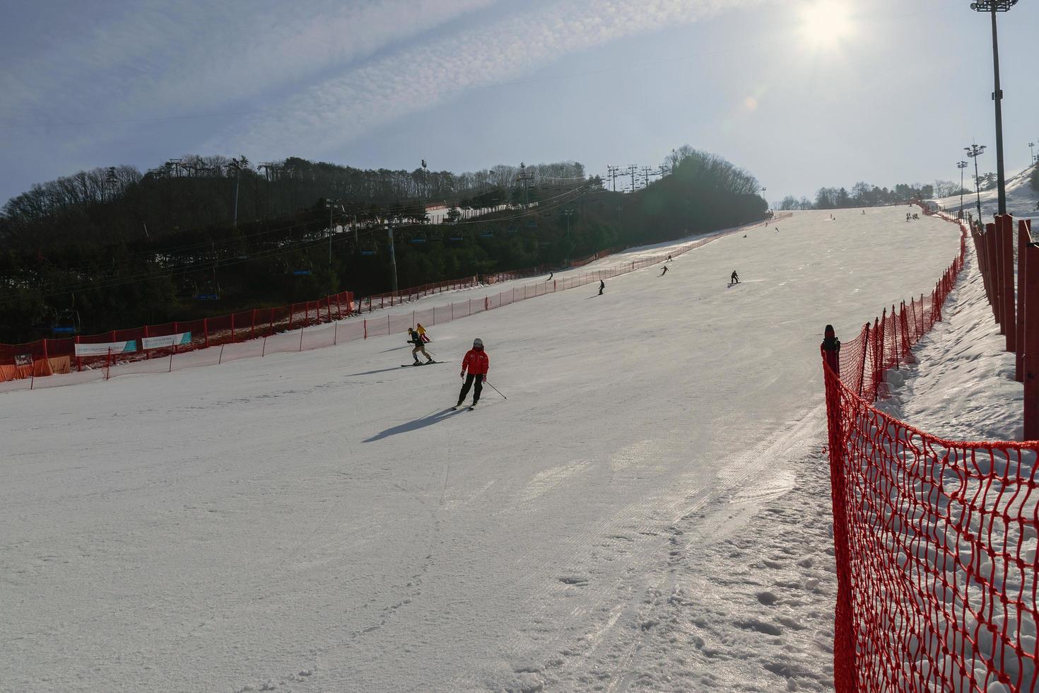 gangwon-do, corea 2016- daemyung vivaldi park ski resort foto