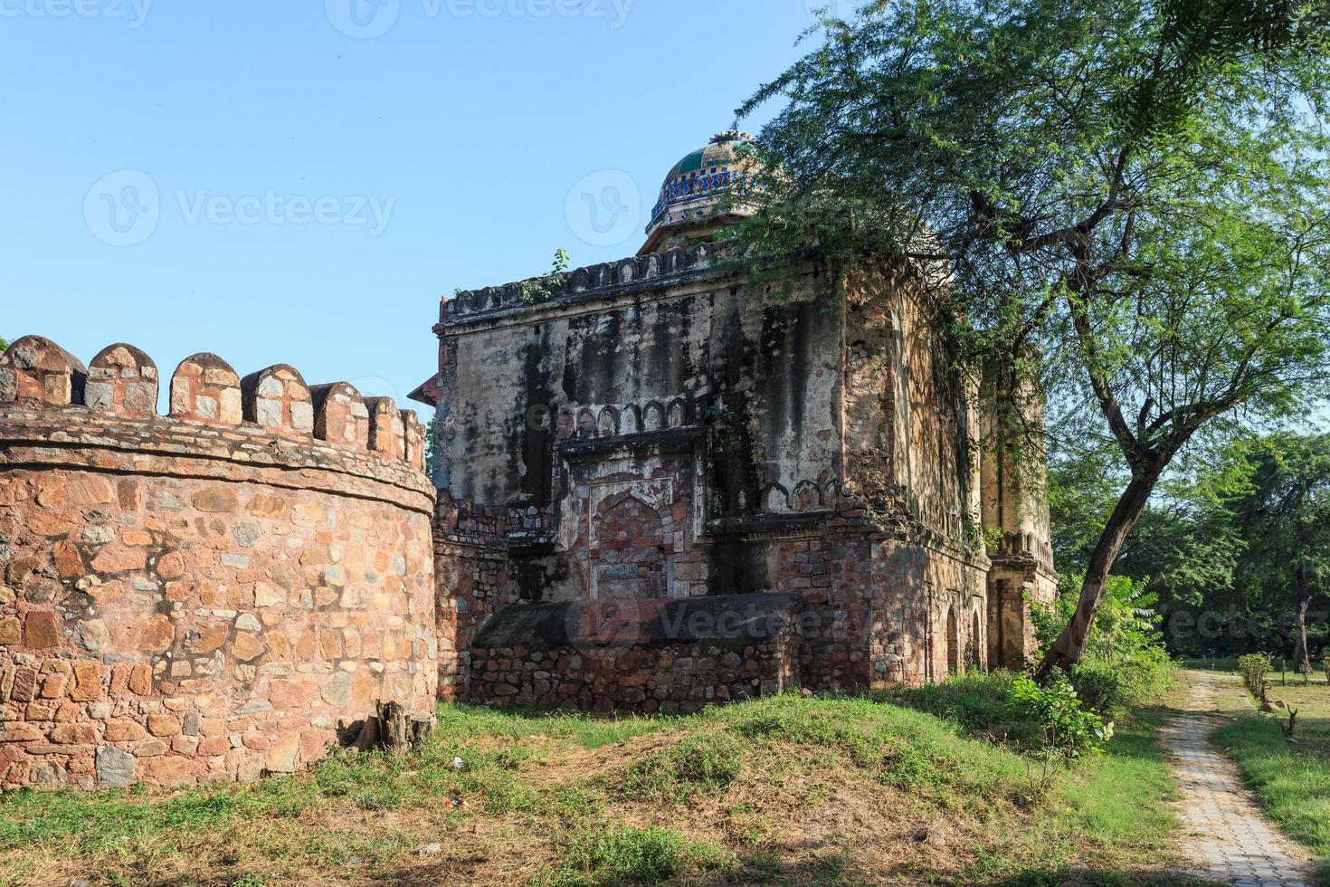 Tomba di Humayuns Mura Nuova Delhi India foto