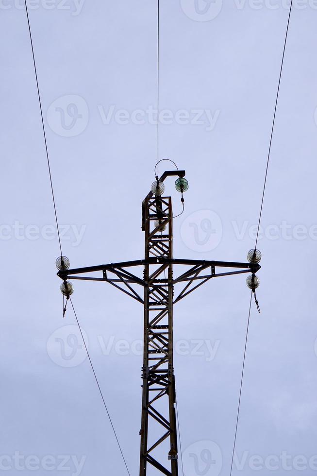 torre di trasmissione di energia elettrica foto