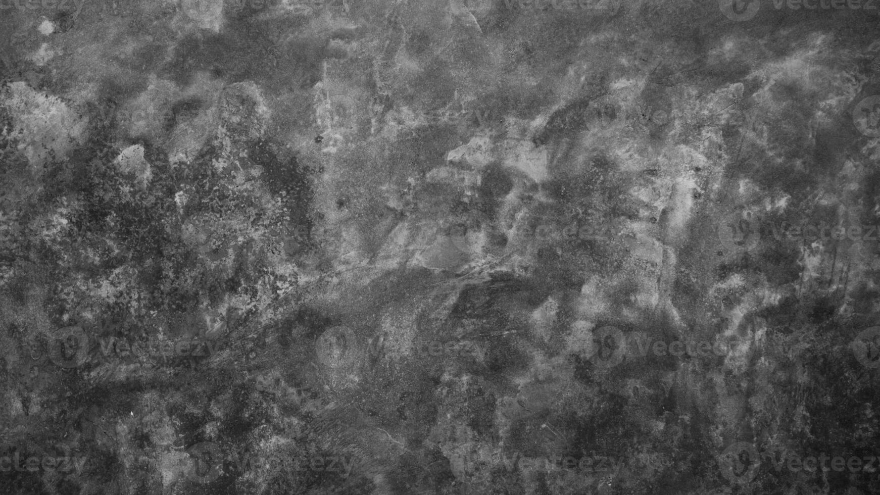 vecchio calcestruzzo parete nel nero e bianca colore, cemento parete, rotto parete, sfondo struttura, pietra fiore foto
