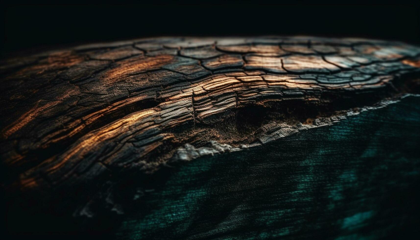 ruvido legna struttura, vecchio foglia, natura bellezza generato di ai foto