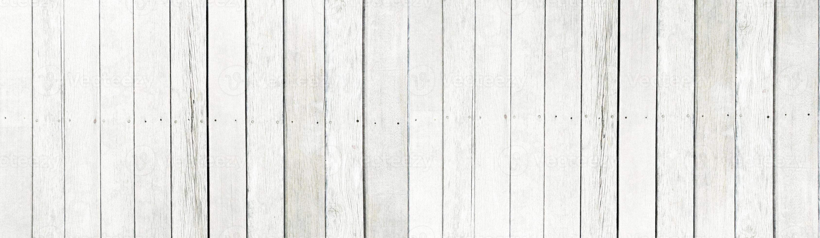 il vecchio bianco listello in legno pattern texture di sfondo foto