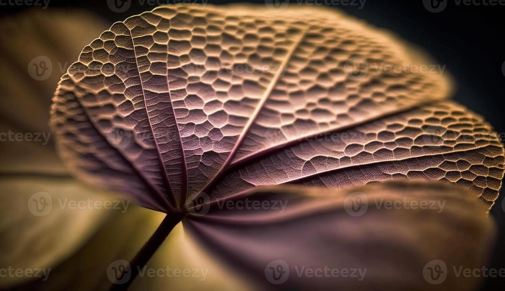 vivace macro pianta modello nel brillante colori generato di ai foto