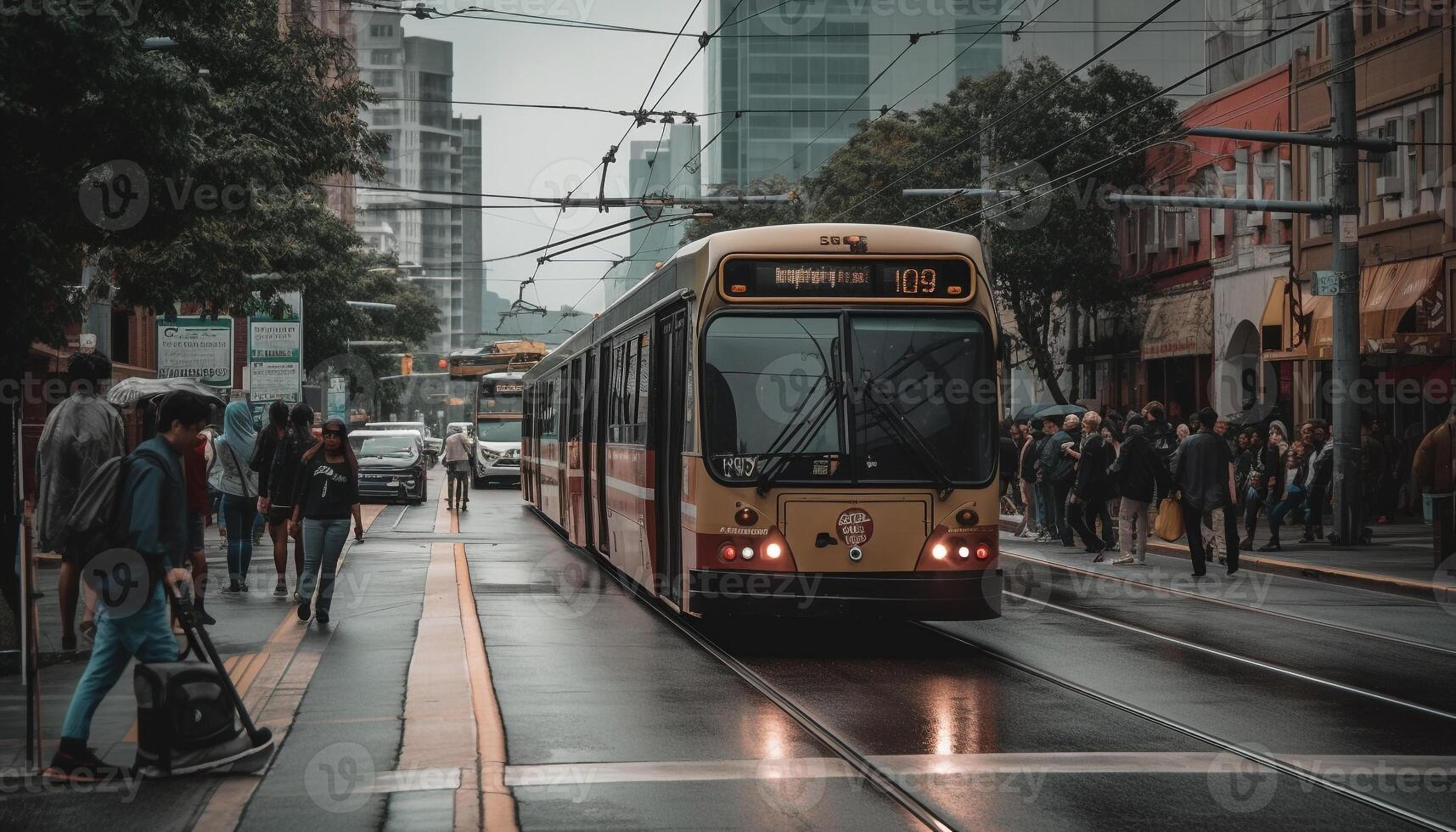 affollato metropolitana stazione corsa ora passeggeri traffico generato di ai foto