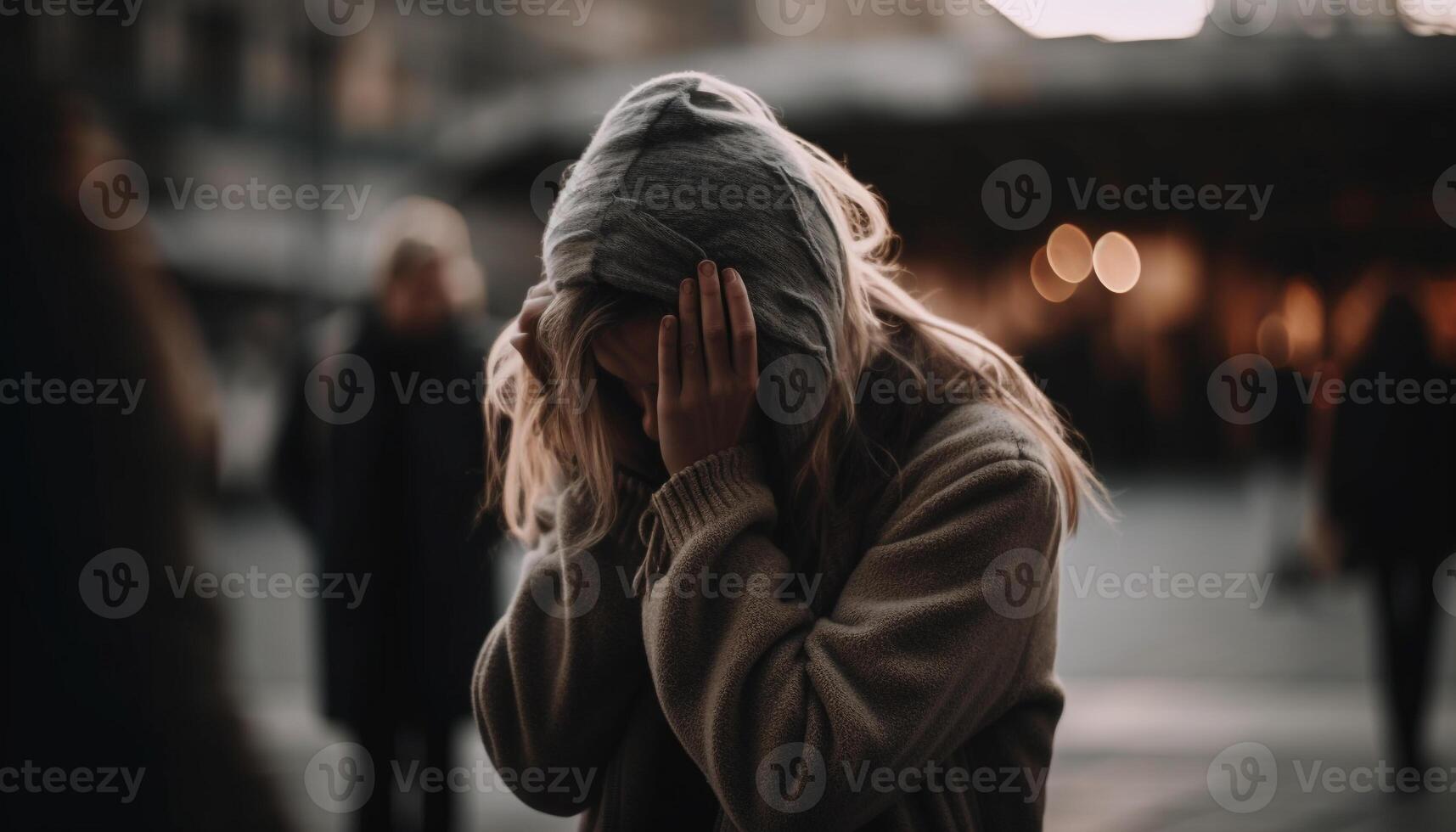 uno donna nel caldo capi di abbigliamento a piedi solo generato di ai foto