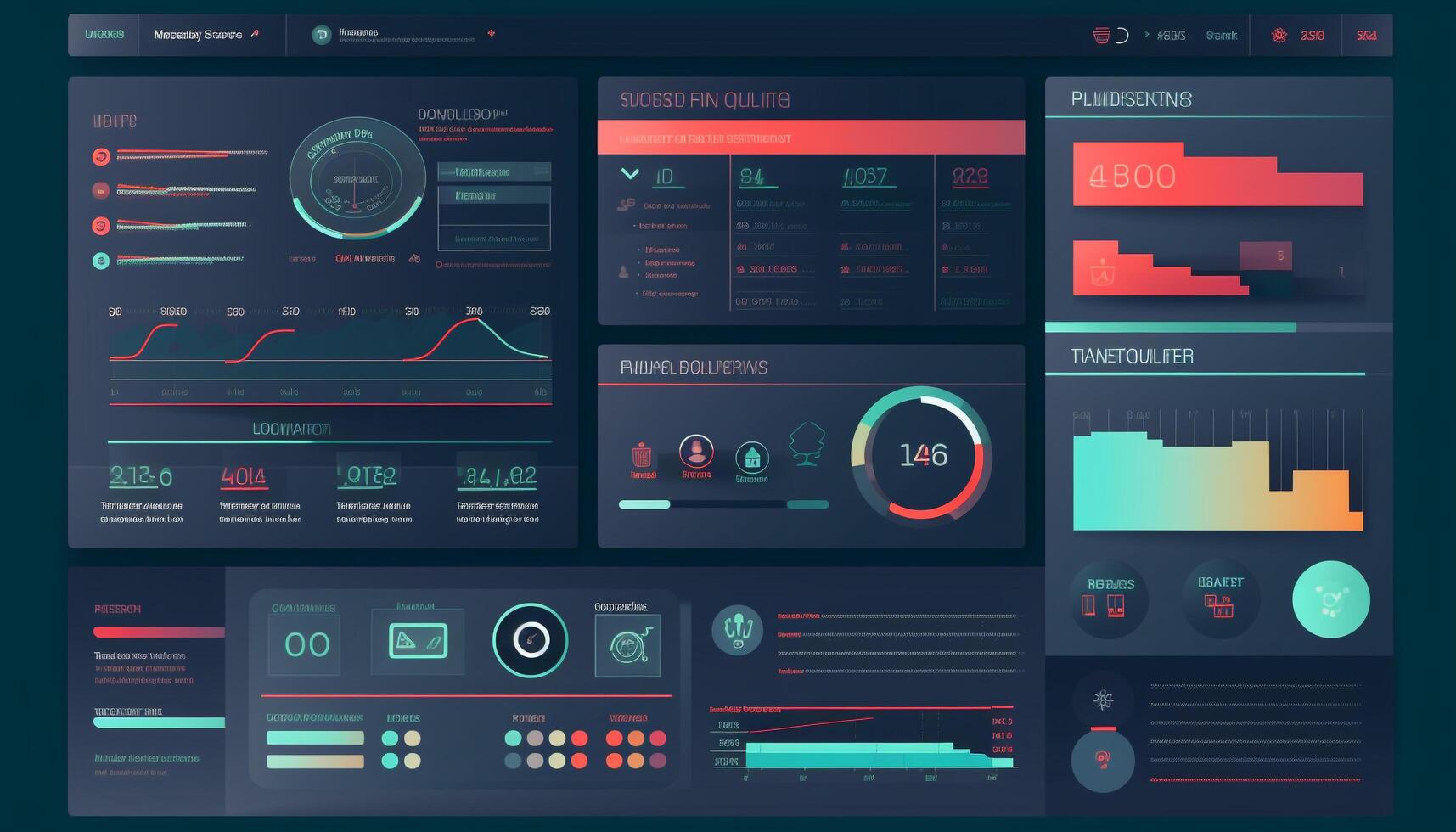 moderno attività commerciale crescita grafico, digitalmente generato Immagine generato di ai foto