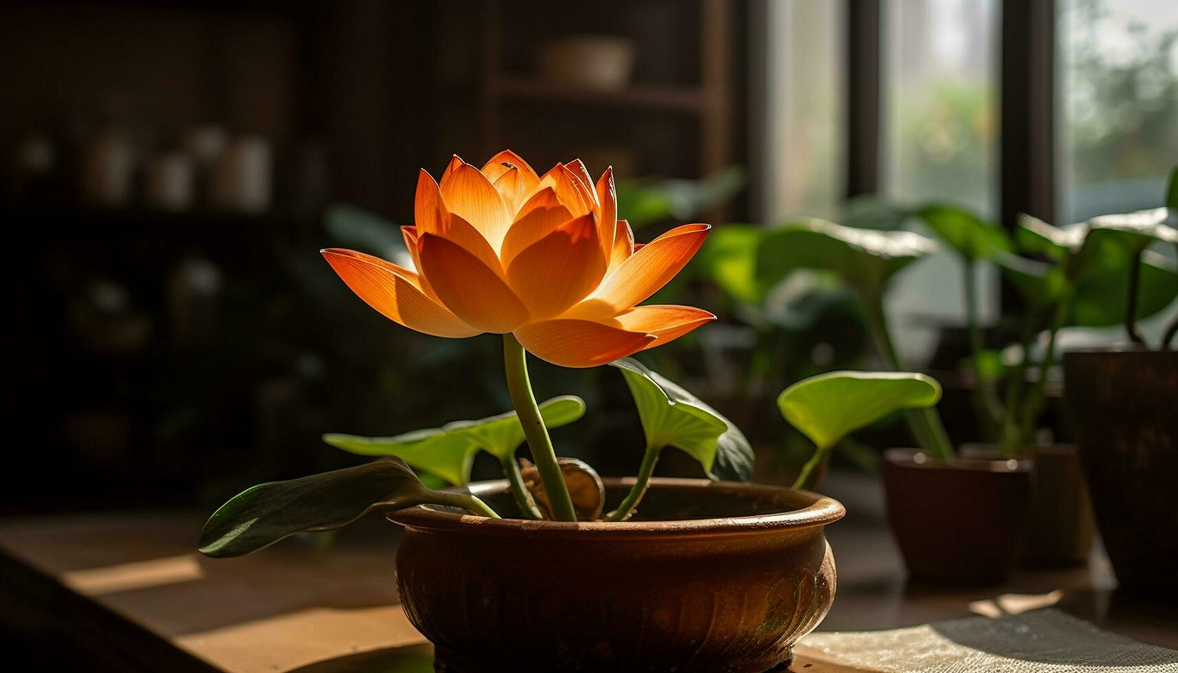 freschezza e bellezza nel natura in vaso eleganza generato di ai foto