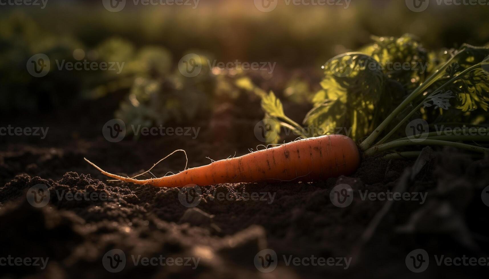 fresco biologico verdure cresciuto nel un' rustico azienda agricola generato di ai foto