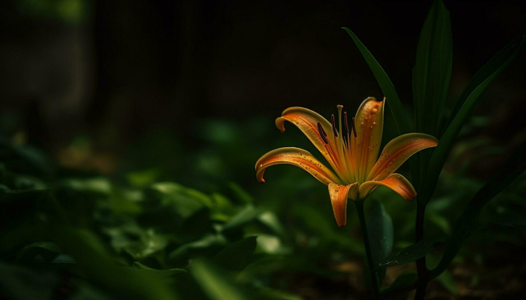 vivace ibisco fiorire nel formale giardino vetrine naturale bellezza generato di ai foto