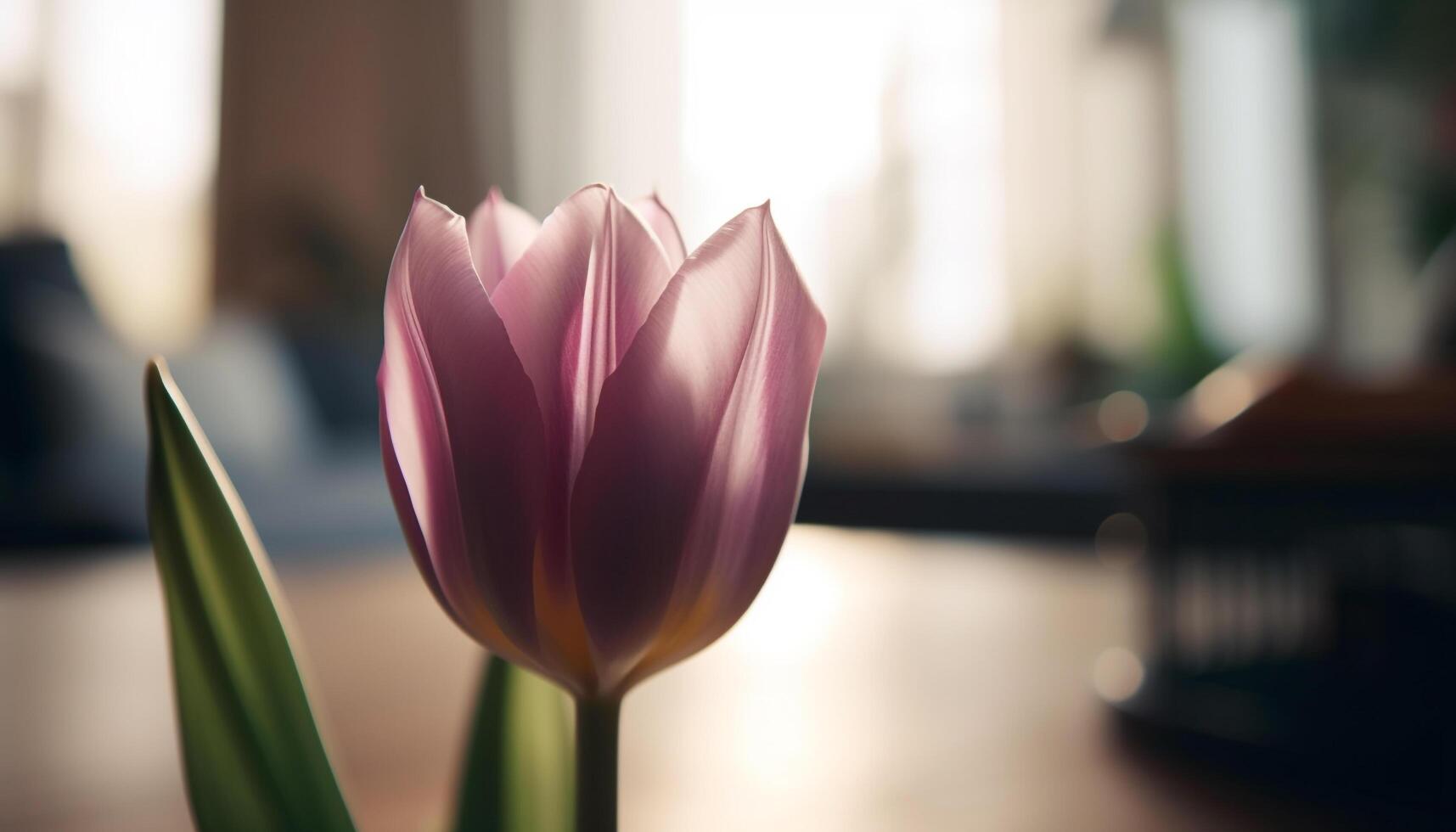 vivace mazzo di Multi colorato fiori porta natura in casa generato di ai foto