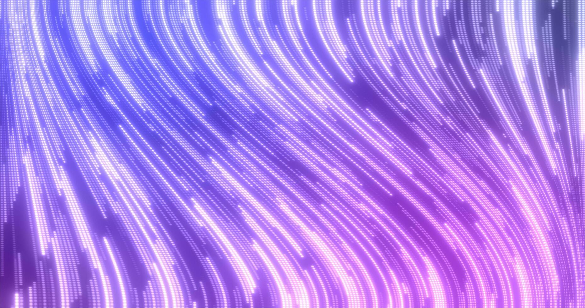 astratto viola multicolore raggiante volante Linee strisce di luminoso puntini e energia particelle astratto discoteca sfondo foto