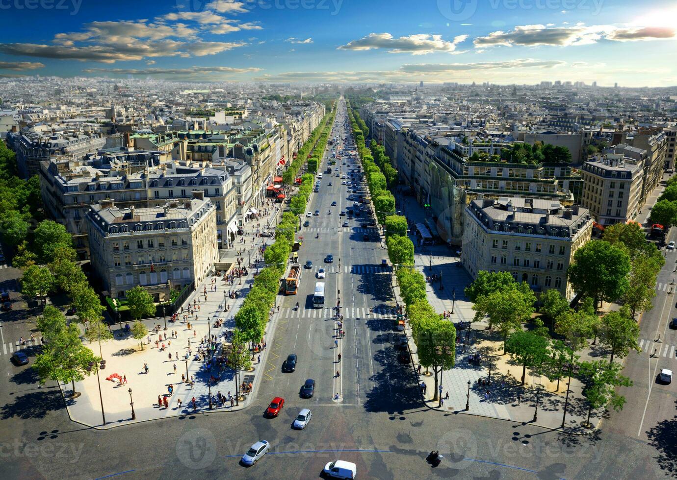 Avenue des Champs Elysées foto