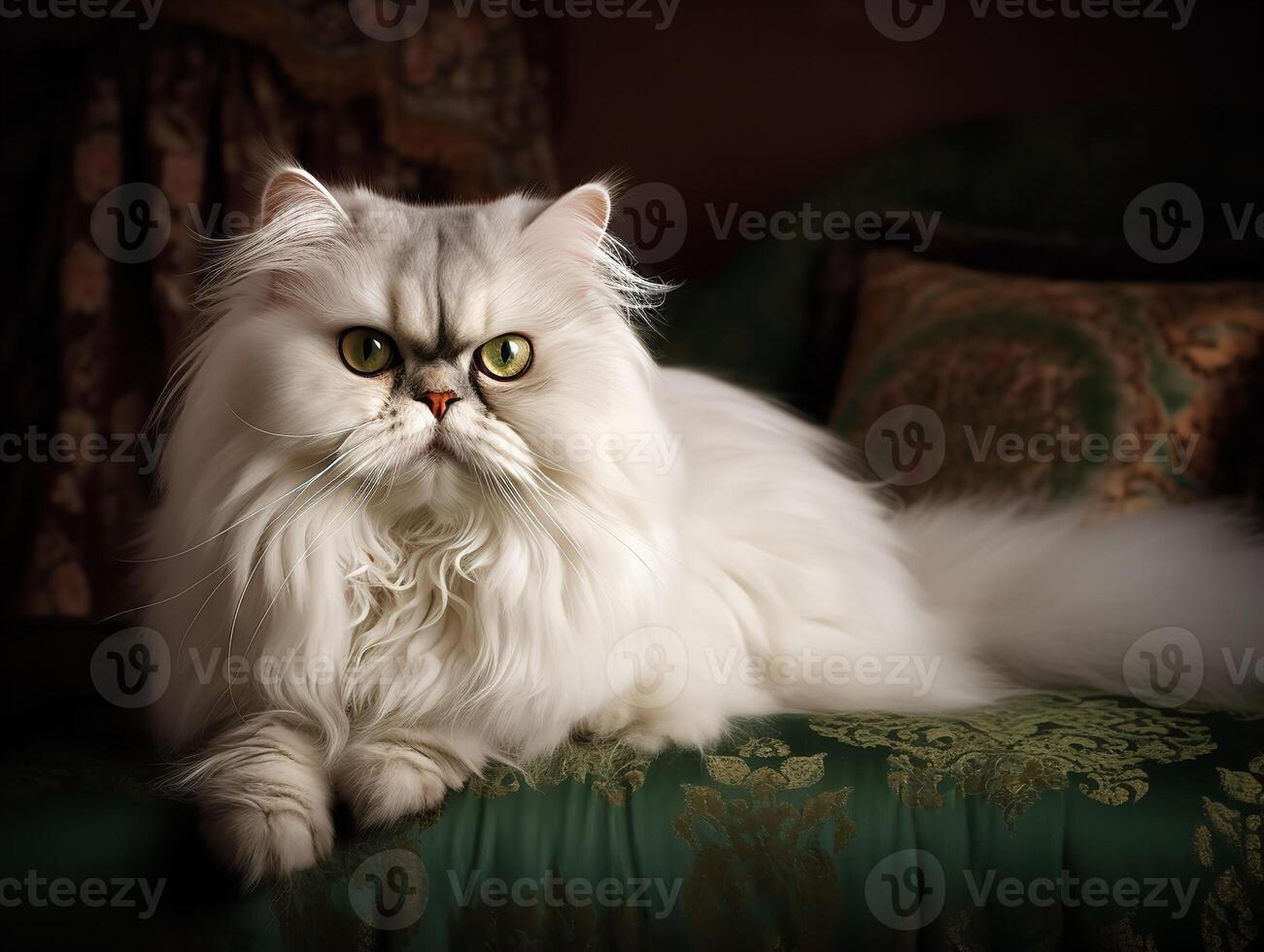 il affascinante cincilla persiano gatti morbido sguardo foto