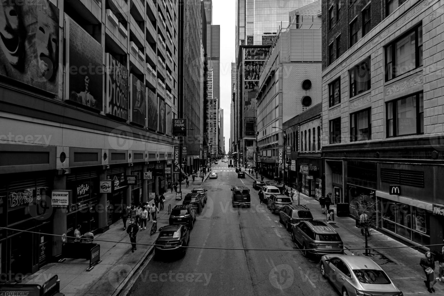 Chicago Illinois centro scene e architettura foto