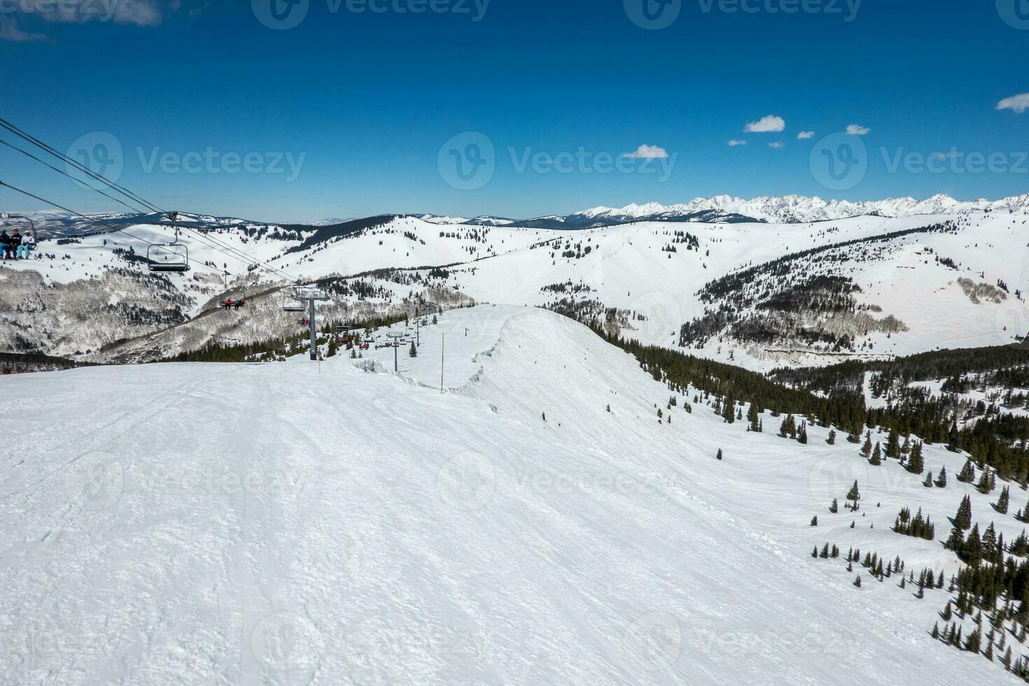 vail sciare ricorrere cittadina e sciare montagna nel Colorado foto