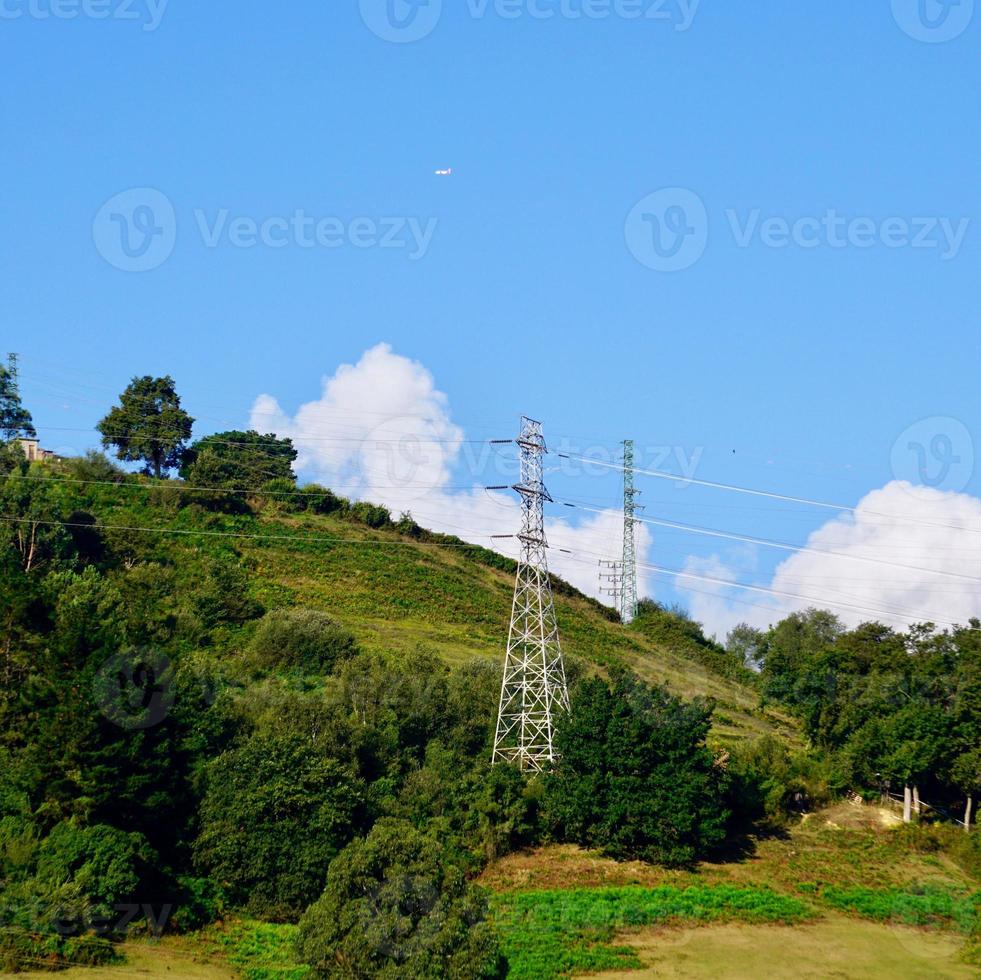 paesaggio di montagna a bilbao spagna foto