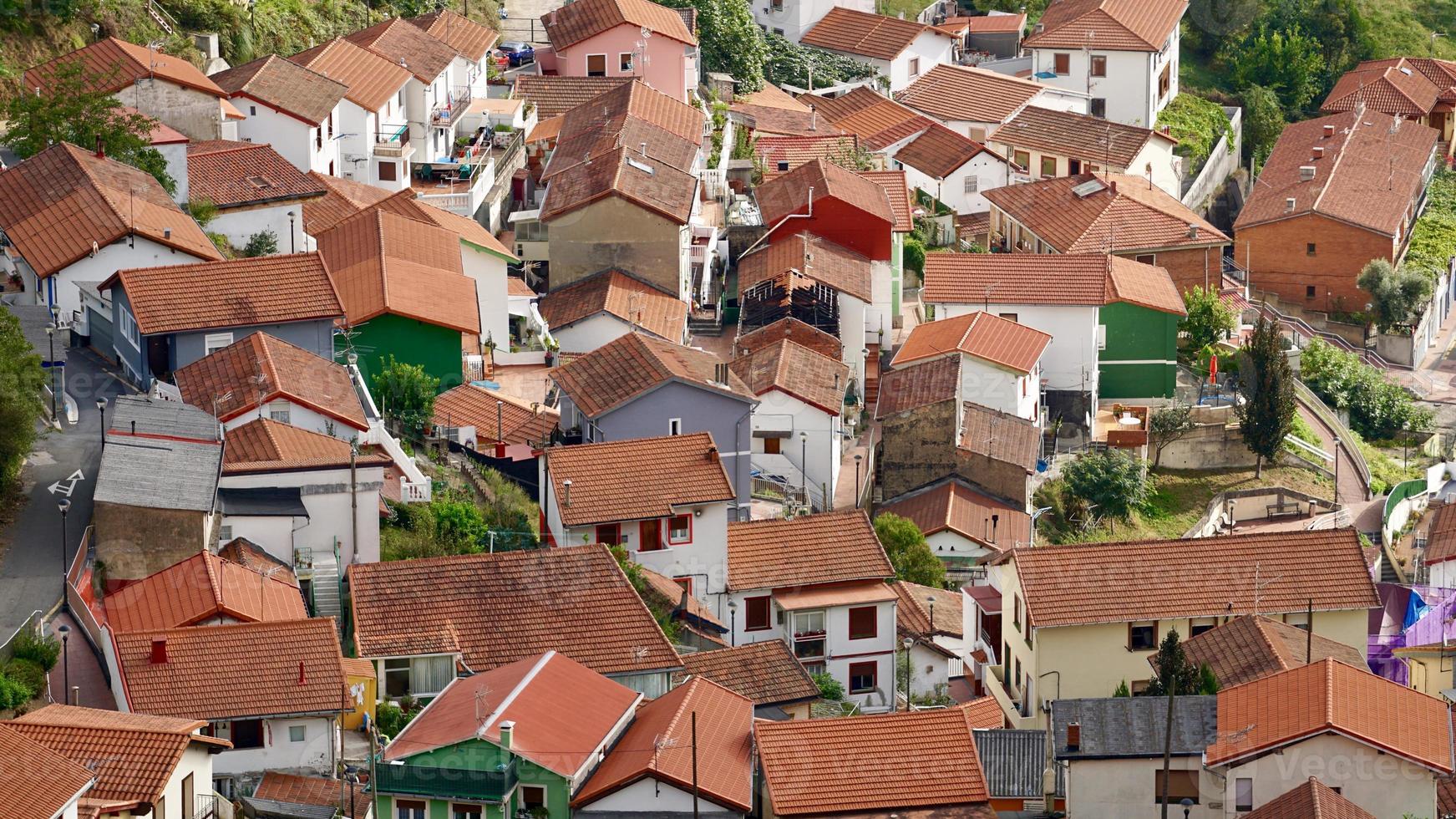 paesaggio urbano della città di bilbao spagna foto